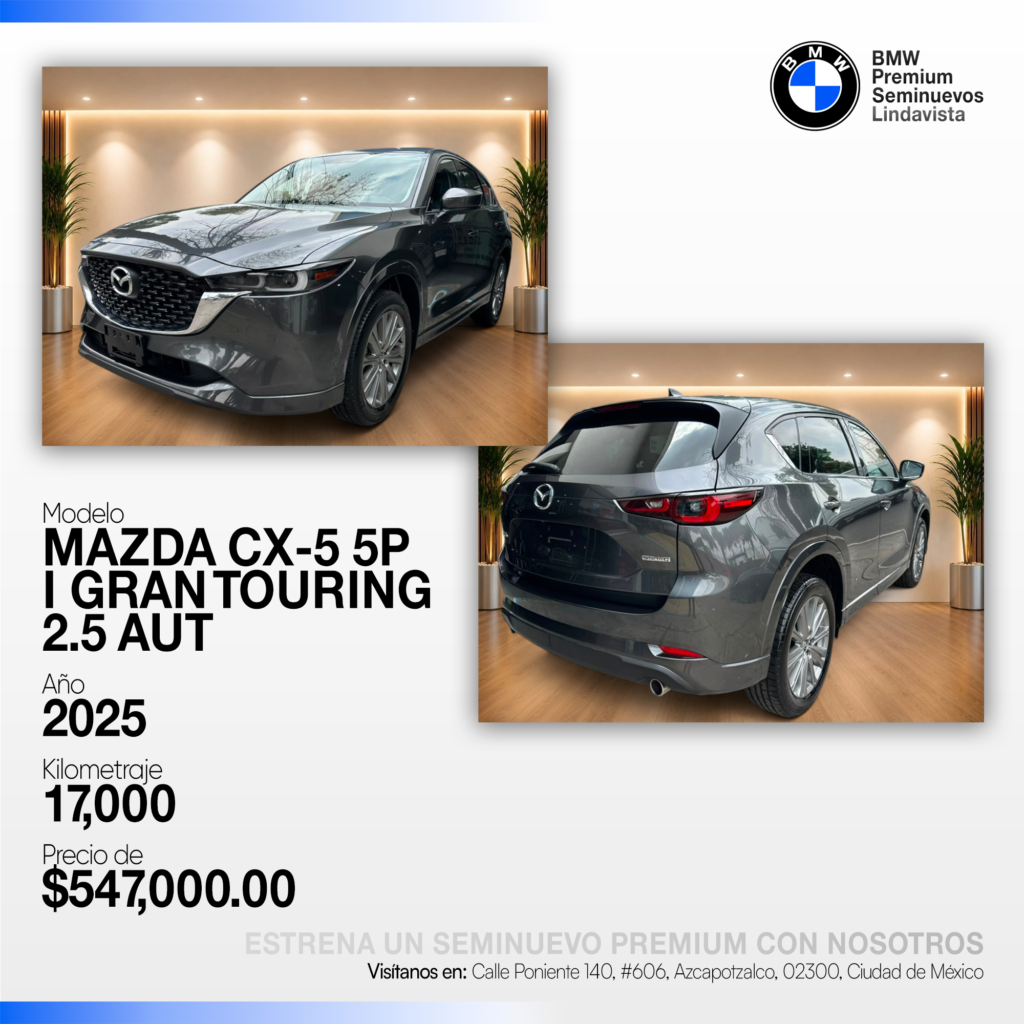 MAZDA CX-5 5P I GRAND TOURING 2.5 AUT.